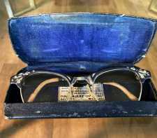 Vintage Art-Craft 12K GF Cat Eye Glasses w- Case Womens 1950s Fashion Eyewear