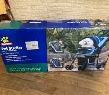 Top Paw Folding Pet Stroller Front Shocks Rear Brakes Unused in Open Box For Small Pets To 20 lbs