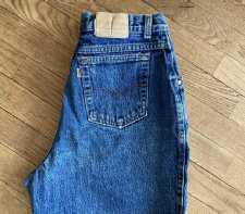 Vintage Levis 573 Denim Blue Jeans For Women Zipper Fly Orange Tag Sz 12 Preowned USA
