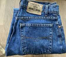 Vintage Jordache Denim Blue Jeans Womens Sz 9-10 Gold Tag Zipper Fly Preowned Morocco